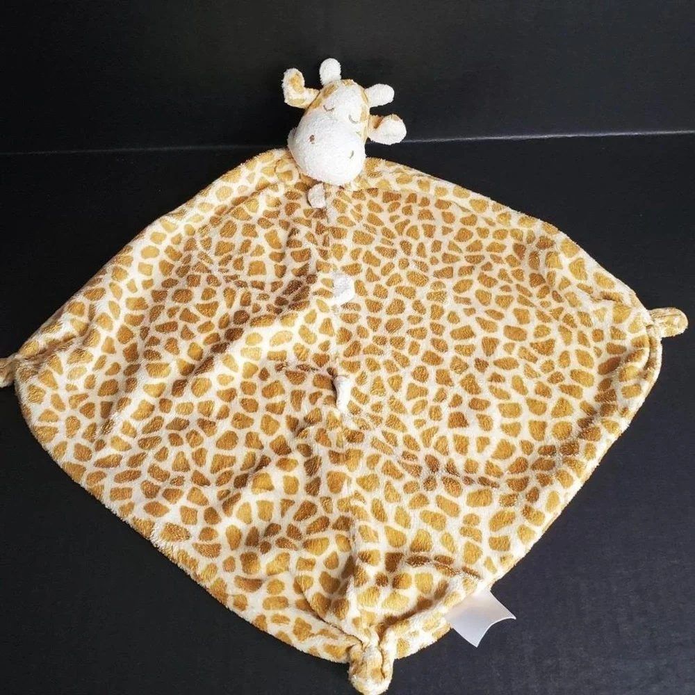 Angel Dear‎ Giraffe Brown Tan Security Blanket 12